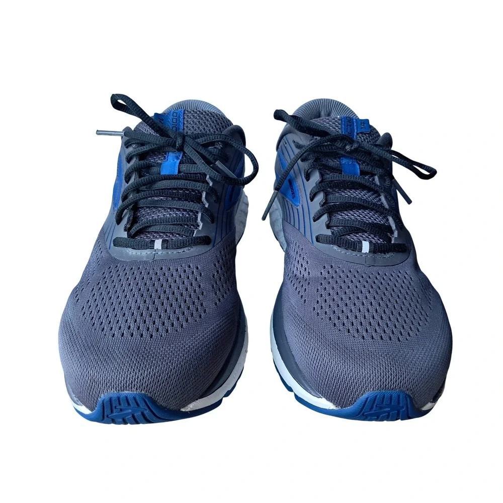 Brooks Addiction 14 Mens Running Shoes Grey Blue 1103171D028 Size 11.5 D